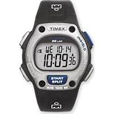 Timex 5B112 Data Link PDA Sport Watch with Black Leather Strap; USB Cable and PC Software Included