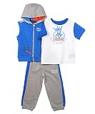 Rocawear Laurel Champs 3 Piece Outfit    blue/gray, 3t
