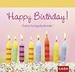 Happy Birthday!: Immerwährender Geburtstagskalender