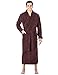 Noble Mount Mens Premium Coral Fleece Full Length Plush Spa/Bath Robe