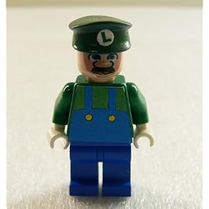 LEGO Mario Custom Luigi 2 Minifig by