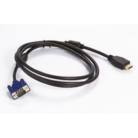 1.8M Gold HDMI Male to VGA HD-15 Male Cable 6 Feet
