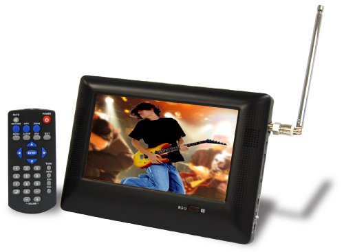 Jensen JDTV-750 7-Inches TV Tuner/Receiver - Black