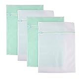 洗濯ネット Idealeben マイランドリー ランドリーネット 洗濯物カラミ 傷み防止 くずよけネット 角型 パッキング 旅行など最適 4枚セット