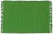 Durable Hand Woven 100% Cotton Colorful Solid Citrus Green Placemat 12x18 Inches Set / 6