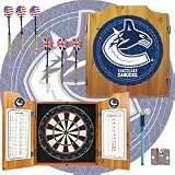 NHL Vancouver Canucks Dart Cabinet includes Darts and Board