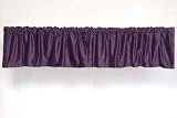 Purple Velvet Rod Pocket / Pole Top Valance