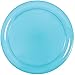 Party Dimensions 20 Count Plastic Plate, 9-Inch, Neon Blue