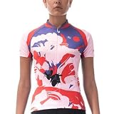 Giordana 2011 Women's Poppy Short Sleeve Cycling Jersey - gi-s1-wssj-arts-popp (Poppy - XS)