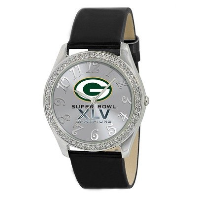 Gametime Green Bay Packers Super Bowl XLV Champions Women's Glitz Watch