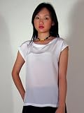 Classic Silk Shell - 100% Silk - Royal Silk - Off-White - XXL