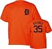 Detroit Tigers Justin Verlander Orange Jersey T-ShirtSmall
