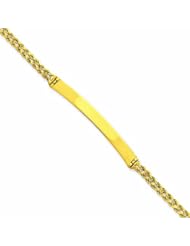 Genuine 14K Yellow Gold Two Strand Rope ID Bracelet 4 Grams Of Gold 100% Satisfaction Guaranteed.