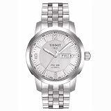 Tissot Men's T0144301103700 PRC 200 Silver Guilloche Day Date Dial Watch