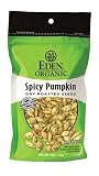 Eden Organic Dry Roasted Seeds, Spicy Pumpkin, 4-Ounce Resealable Bags (Pack of 15)