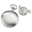 3594 Charles-hubert, Paris Satin Finish Mechanical Pocket Watch