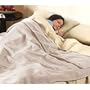 Sunbeam Full Herringbone Camelot Dreams Heated Electric Warming Heating Blanket, Seashell Off-White