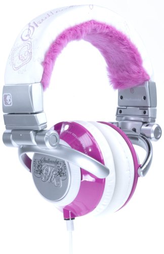 Skullcandy Ti Chick Stereo Headphones - Pink (Fur Earpads)
