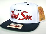 Casquette Neuve Ajustable Officielle MLB - BOSTON RED SOX Snapback - Casquette Blanche/Bleue Marine