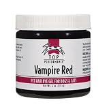 Top Performance Dog Hair Dye Gel, 4-Ounce, Vampire Red