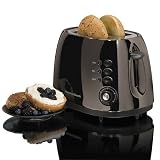 Hamilton Beach Black Ice Metal Collection 2-Slice Toaster