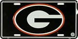 U of Georgia Bulldogs embossed metal auto tag