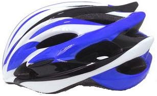 DPPS Adult Micro Bicycle Helmet (blue white and black)