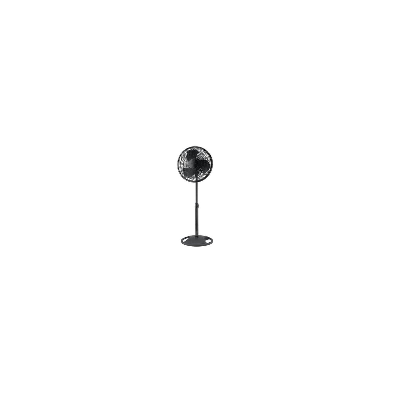 New Lasko Products 16 Inch Oscillating Stand Fan Easy-Grip Rotary Control 3 Quiet Speeds Black