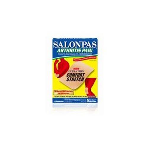 Salonpas Arthritis Pain Relieving Patch (5 patches, each 2.75 in x 3.94 in) - 12 boxes On Sale