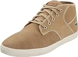 LACOSTE Andover Leather Desert Boot Sneaker Mens Shoes Brown Size 13