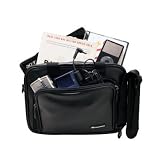 Samsung P400 DLP Lumen Pocket Ultraportable Projector CaseCrown Premium Portable Projector and Netbook Messenger Bag with TSA Approved Combination Lock