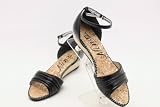MINX エナメル アンクルストラップ ウェッジサンダル[CODE:0110354]