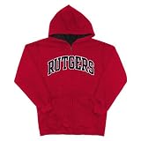 Rutgers Scarlet Knights Team Color NCAA Full Zip Hooded Sweatshirt - XL