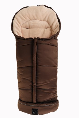 Kaiser 65718/35 - Kinderwagen Fu&szlig;sack "Jooy", Farbe: braun/beige