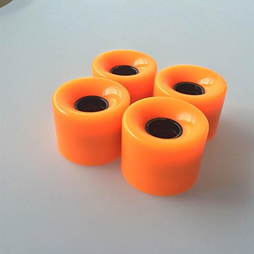 Orange 1Set(4 Pcs) Blank Pro 60*45Mm Pu Wheels Fits Board Style Skateboard Backpack Longboard Skate Board Cruiser