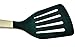 Stainless Steel & Silicone Black Slotted Spatula Turner By Martello Technology - Heat Resistant Rubber Spatula - Non Stick - High Grade Silicone spatula