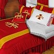 NCAA Iowa State Cyclones - 4pc BEDDING SET - Twin/Single Size
