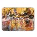 Riviera Moorings (oil on canvas) by Peter.. - Mouse Mat Art247 Highest Quality Natural Rubber Mouse Mats - Mouse Mat