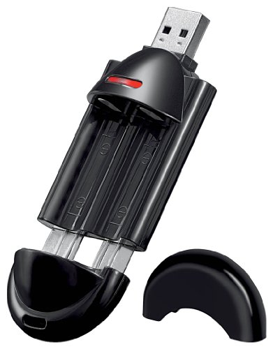 Minwa USB Ladeger&auml;t f&uuml;r Mignon (AA) und Micro (AAA) Zellen