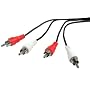 Cables Unlimited AUD-1600-12 12-Feet RCA Dual Connector Stereo Cable