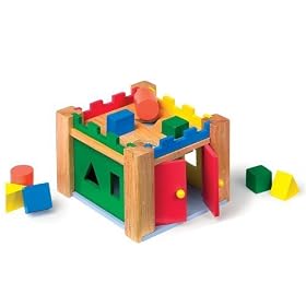 Wooden Shape Sorter Castle