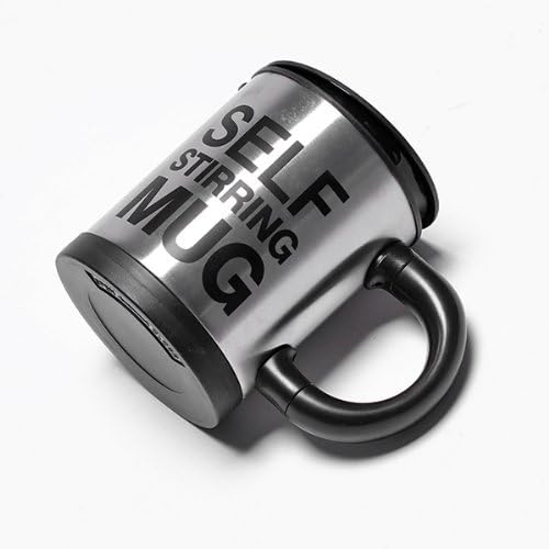 Plain Lazy Self Stirring Mug / Bluw Coffee Mixing Cup