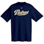 San Diego Padres Official Wordmark Short Sleeve T-Shirt,Navy (X-Large)
