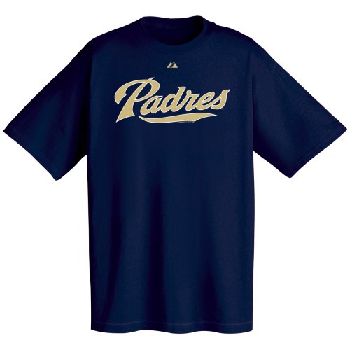 San Diego Padres Official Wordmark Short Sleeve T-Shirt
