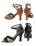 Article 3 - Ladies' Latin Sandal with a 2.5 Inch Flared Heel