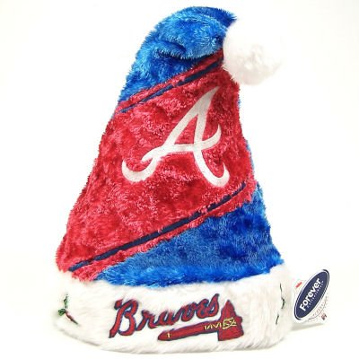 Buy ATLANTA BRAVES OFFICIAL LOGO CHRISTMAS SANTA HAT by Forever Collectibles