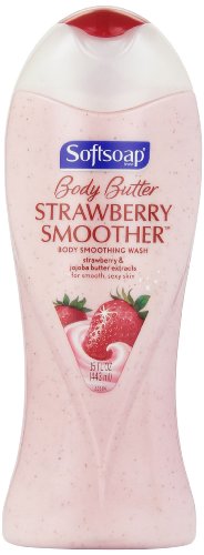 Softsoap Body Wash, Strawberry Smoother, 15 Ounce (Pack of 2)
