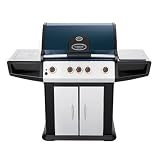 Vermont Castings VM508KP 4-Burner Propane Grill, with Side Burner and Rotisserie