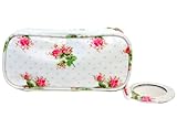 �L���X �L���X�L�b�h�\�� CathKidston ���C�N�A�b�v�P�[�X MakeUpCase 256094 ROSE SPRIG WHITE �y0907cath�z