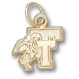 Texas Tech University Horse & Rider TT 3/8 Pendant (14kt)